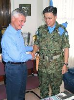 GSDF team head meets with U.N. mission chief in E. Timor